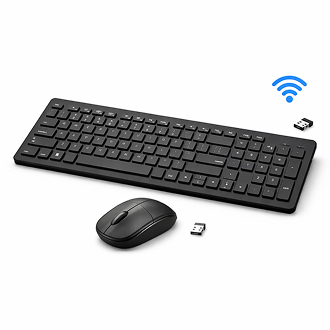 Wireless Keyboard and Mouse Combo